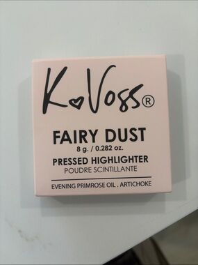 K Voss Vegan Beauty Fairy Dust Pressed Highlighter — Light Pink